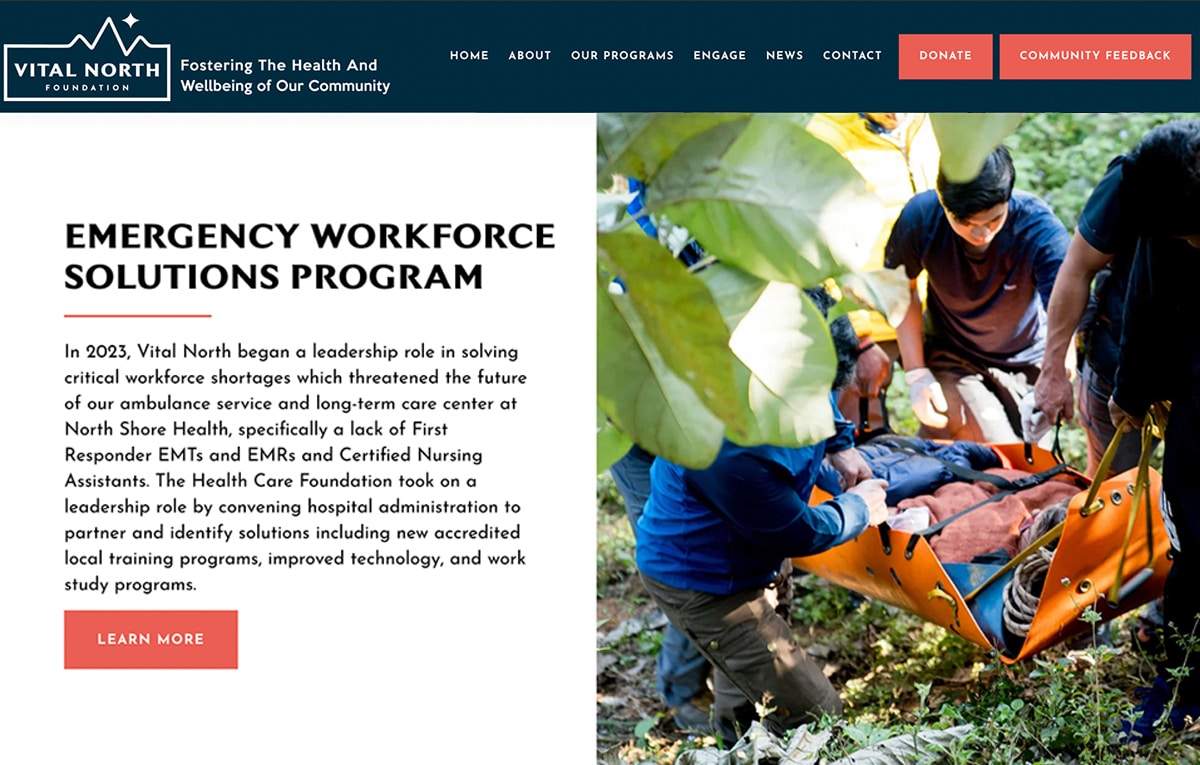 The Emergency Workforce Solutions Program - Vital North Foundation