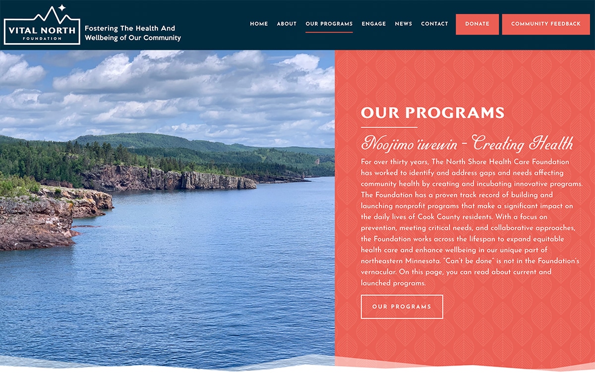 Our Programs - Vital North Foundation